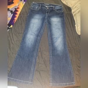 Maurices Denim Jeans Flare Leg Size 9/10 Reg